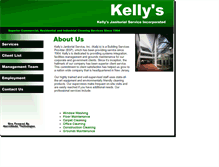 Tablet Screenshot of kellysjanitorial.com